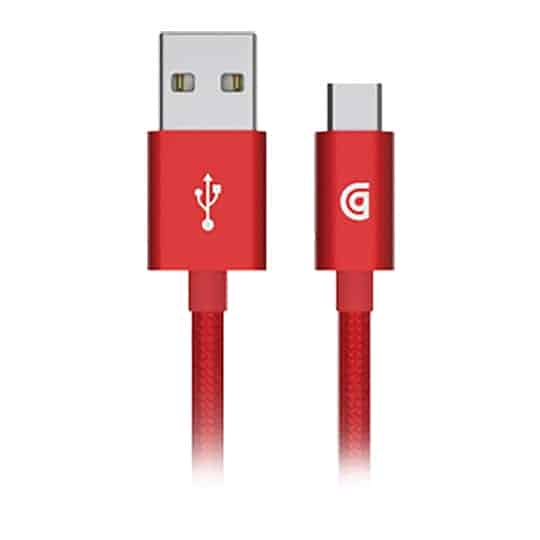 Griffin Premium USB to Micro USB Durable Braided Cable 1.5M / 5ft RED